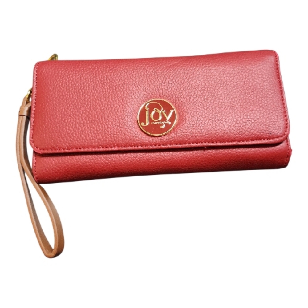 JOY Mangano Leather Double Decker Tote and Trifold Wallet With RFID Protection - Picture 8 of 15